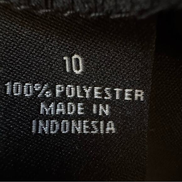 JBS black white abstract print long sleeve mini shift dress size 10
 b26 - Picture 3 of 4